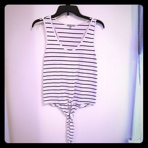 Striped Sleeveless Top